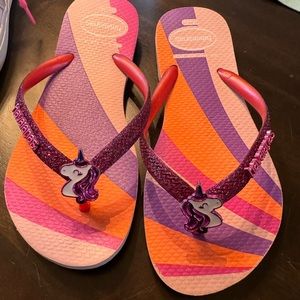 Havaianas size 3/4 (EU 33/34) girls flip flops